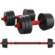Load image into Gallery viewer, 30kg Adjustable Dumbbell and Barbell Set
